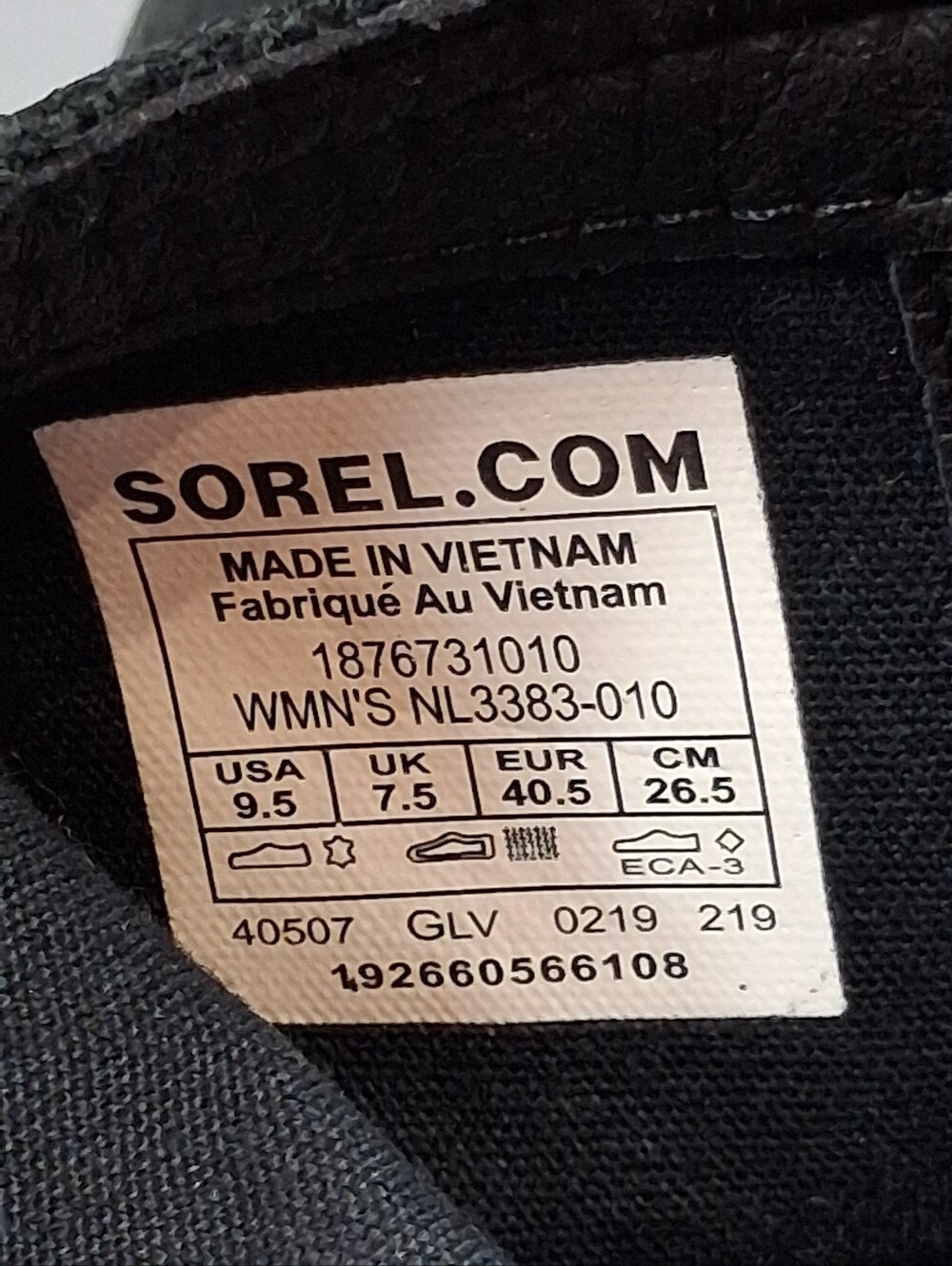 SOREL Cate Cut-Out Ankle Booties Boots Size 9.5 Black Leather Suede Waterproof - Picture 9 of 9